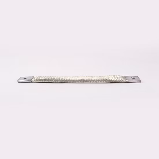 Braided Copper Grounding Strap, Flexible Electrical Copper Braided Connectors