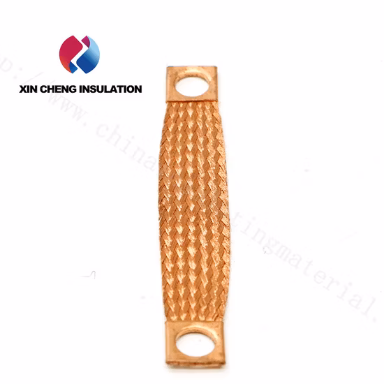 Connettore intrecciato flessibile in rame con puntali